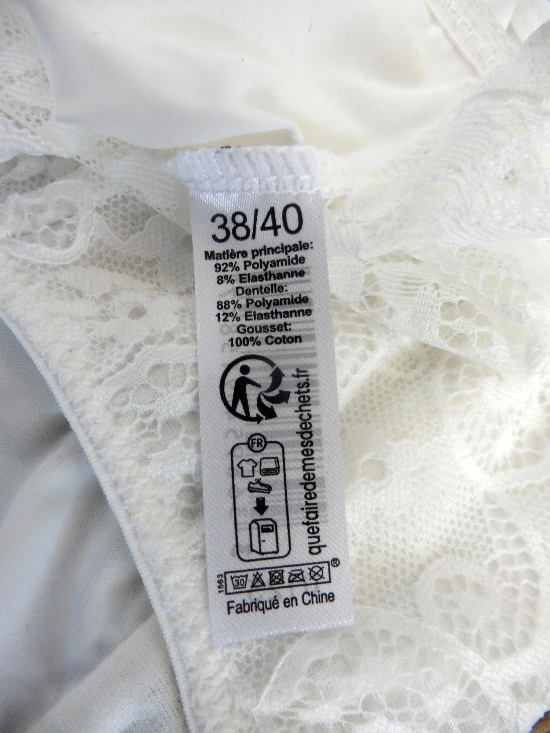 Set van 4 witte hoge broeken maat 38/40 – photo 8